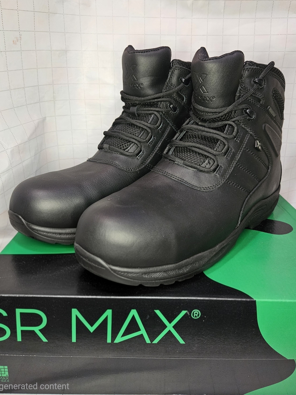 Gearhart SR MAX SRM2380 Men's Black Safety Work Boots